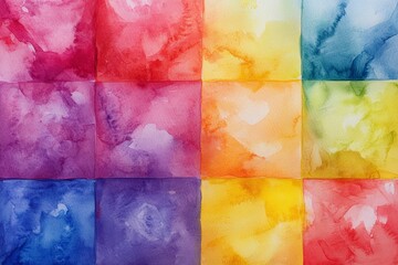 Vivid colorful watercolor colors palette background