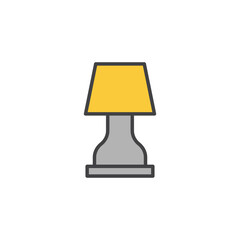 Lamp icon in colored version