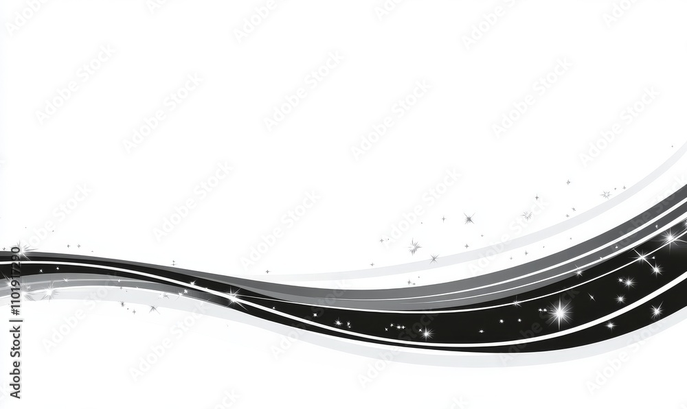 Poster modern representation of the gray line pattern against a white background. eps10.
