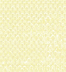Fototapeta premium Modern yellow geometric design featuring seamless rounded shapes..A seamless pattern with rounded forms in modern yellow..The design includes a seamless modern yellow pattern with rounded shapes..A