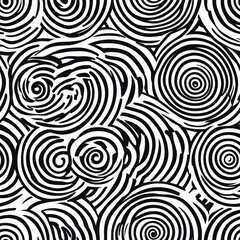 Abstract Black and White Pattern Design