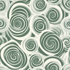 Fototapeta premium Whimsical Spiral Pattern Design