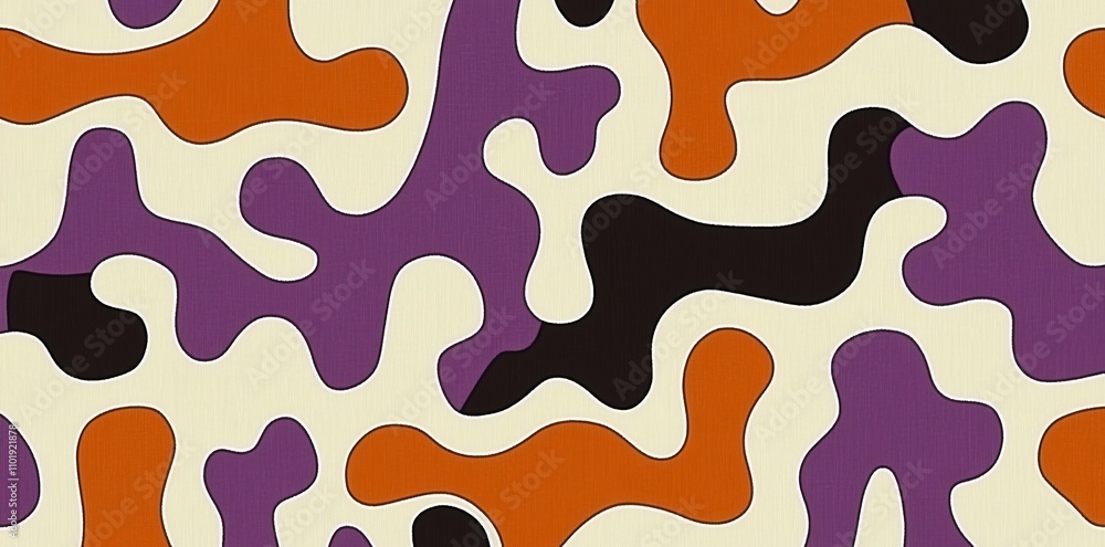 Aufkleber a modern pattern featuring multicolor abstract shapes. a vibrant, abstract background..an abstract p