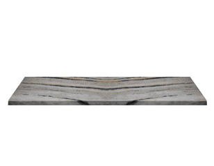 White marble window sill. On isolated transparent background.