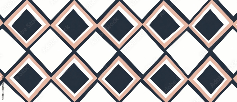 Poster a modern geometric pattern with a seamless design..a sleek hexagonal grid texture in a modern style.