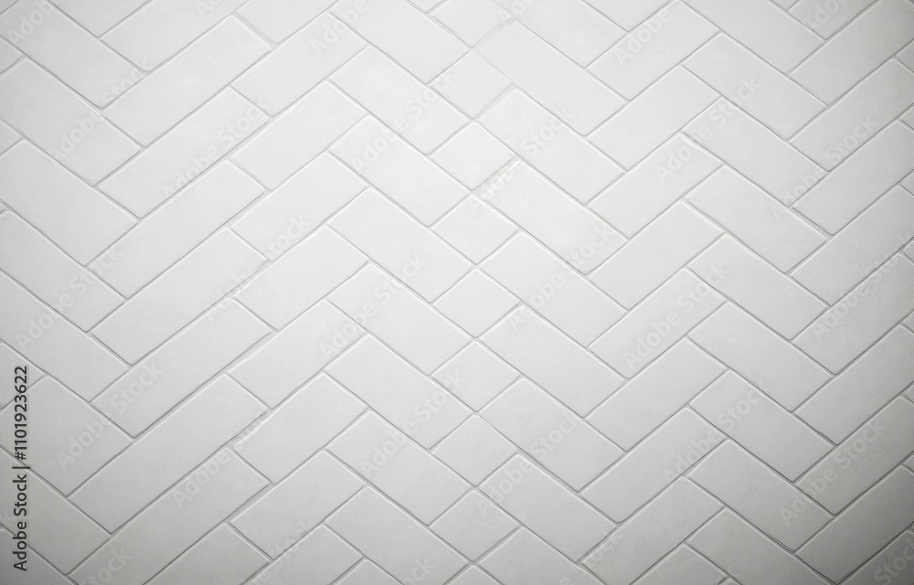 Poster the modern herringbone pattern stands out on a white background..a modern herringbone design isolate