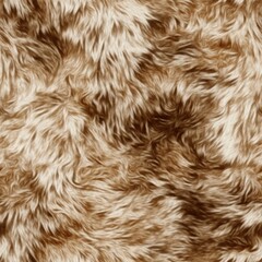 Fototapeta premium Brown Fur Texture Background Design