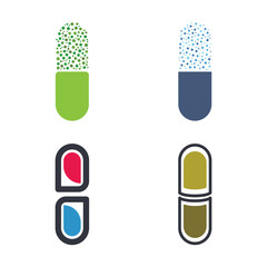 Capsule Logo Template Icon
