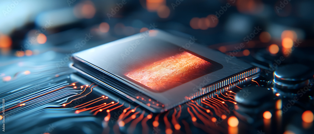 Poster digital transaction security technology hub hologram visualization cyber environment close-up view m