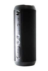 black Portable Bluetooth Speaker isolated on transparent background