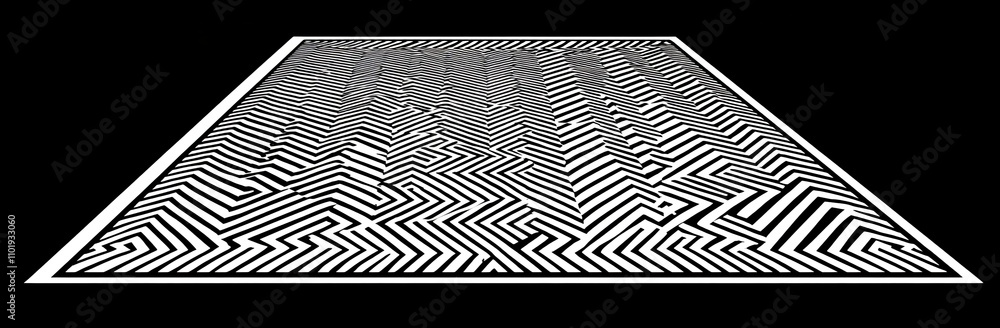 Aufkleber a horizontal black halftone pattern featuring an arrow design for use as a background.