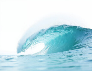 wave of water  isolated on white background