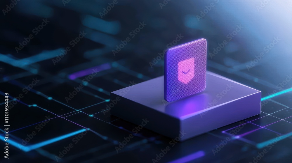 Poster futuristic online application interface with modern design and intuitive user experience