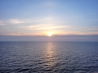 Sonnenuntergang, Meer, Wasser,  Himmel