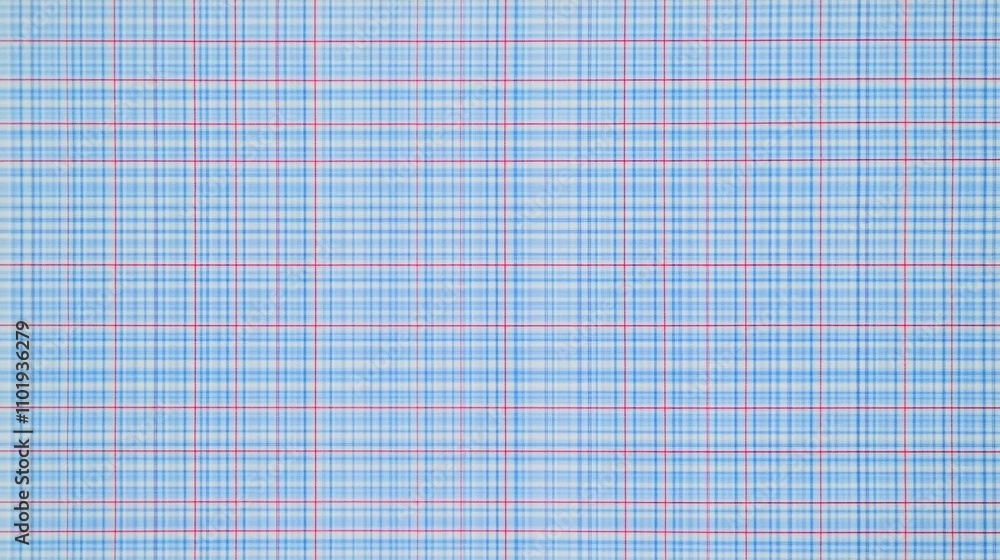 Poster checkered pattern on paper texture with a blank paper sheet as the background