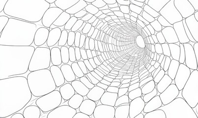 Pebble mosaic design. Contemporary uninterrupted stone motif