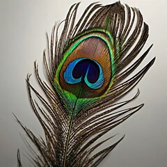 Fototapeta premium peacock feather boa
