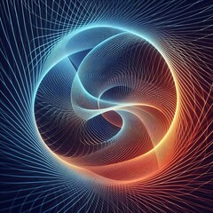 Lissajous Curve Hologram Elegant curves created by the intersect