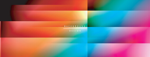 Fototapeta premium Dynamic shadow lines with gradient colors geometric background