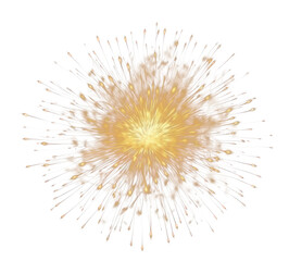 Colorful fireworks element PNG transparent