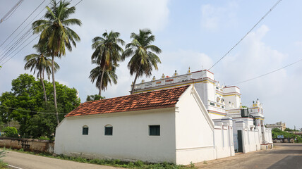India, Tamil Nadu, Kanadukathan Palace or Chettinad Palace, Traditional Palace of Tamil Nadu, 20th Century Mansions Built by Chettiars, a prosperous financial community of Kanadukathan.