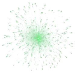 Colorful fireworks element PNG transparent