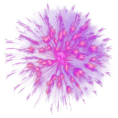 Colorful fireworks element PNG transparent