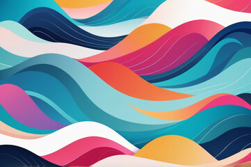 abstract pattern with waves