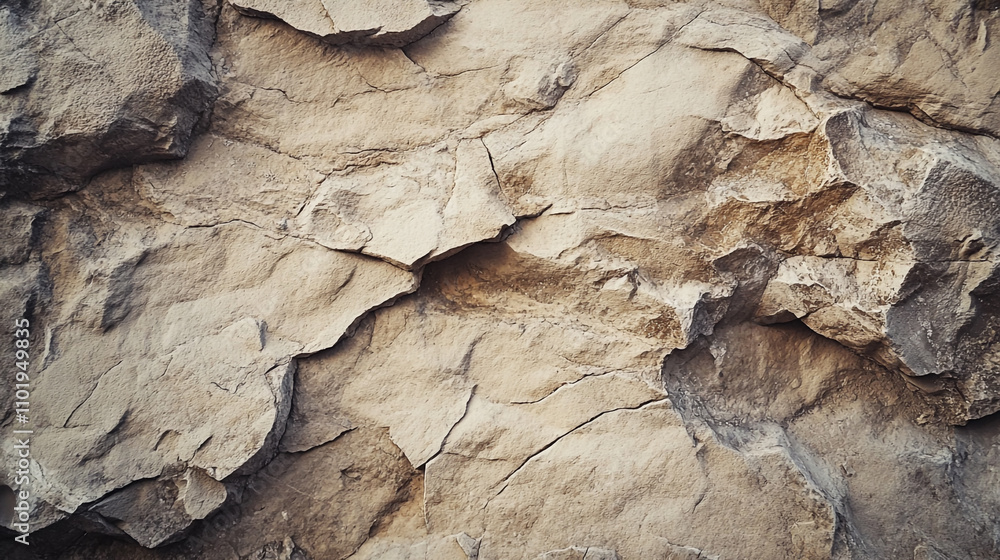 Poster natural textured rock surface displaying intricate patterns and colors