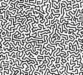 A continuous geometric pattern serving as a background. Features a straightforward graphic design. Displays a modern repetitive line pattern. Includes a sleek swatch element. Utilizes clean