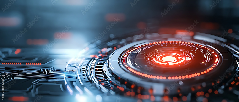 Poster futuristic holographic wallet displaying digital currency tech lab digital art cyber environment clo