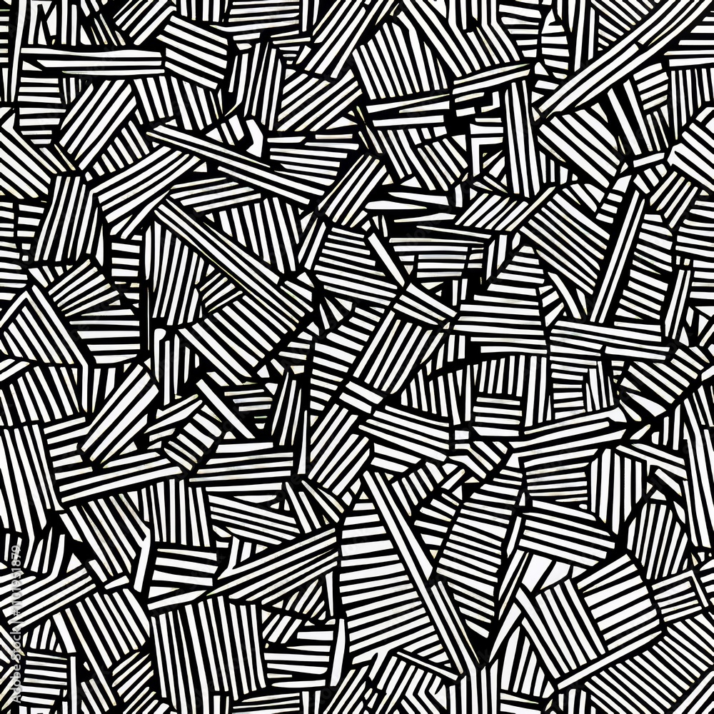 Poster seamless geometric pattern with triangles