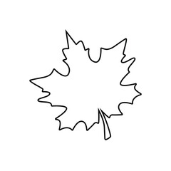 Maple leaves icon collection isolated on white background. vector illustration.
