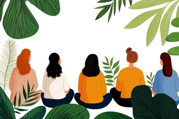 A large community gathering during White January in Brazil, where people engage in wellness workshops and counseling services