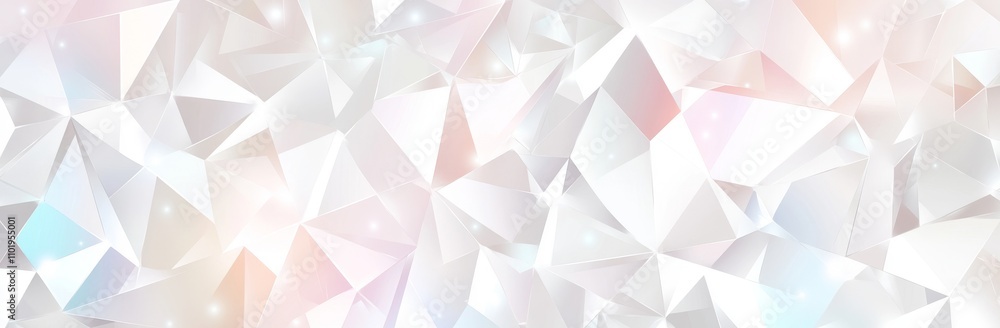 Poster a universally applicable white silver geometric background with minimalistic triangular shapes and a
