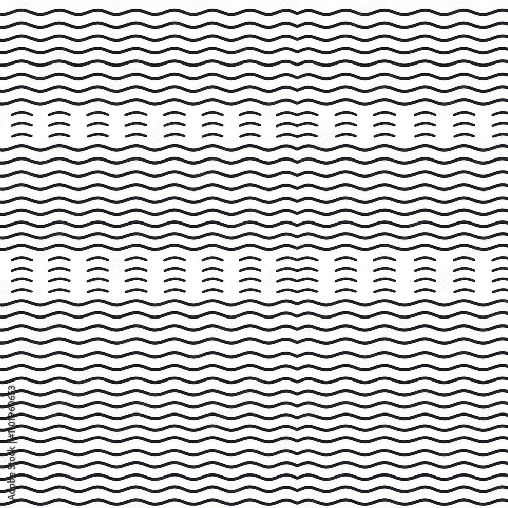 Poster a high-quality illustration of a seamless wavy array of dots, perfect for print or digital use. it i