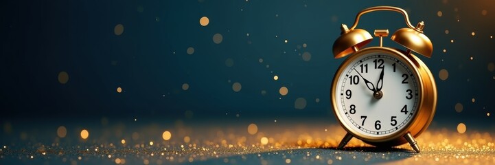 Celebrate the New Year with this elegant clock background, perfect for festive cards, invitations, and seasonal promotions that capture the spirit of renewal and joy.