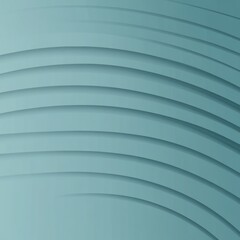 Obraz premium An abstract Mid Century line art illustration with arch motifs on a green background