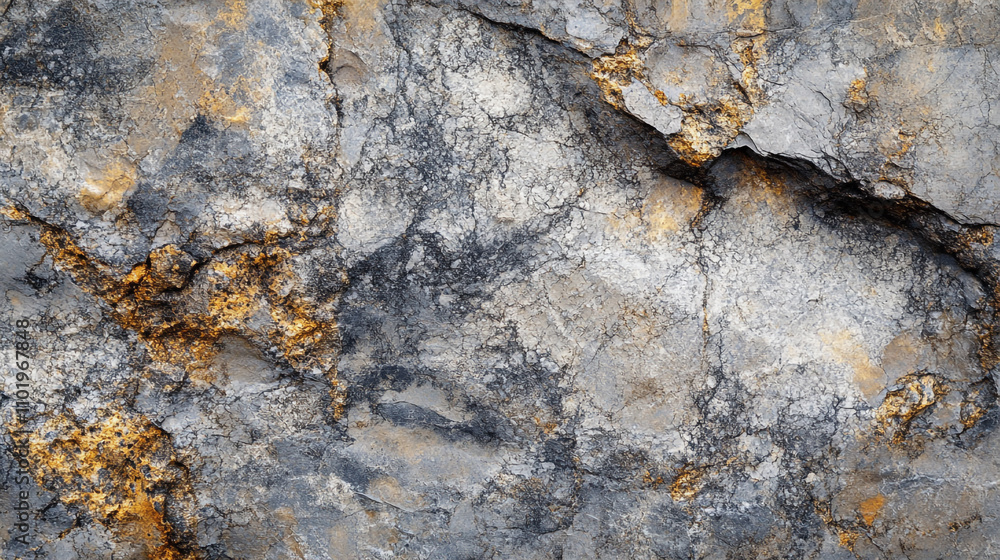 Poster natural rock texture with contrasting colors and intricate patterns