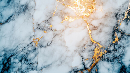 Elegant marble texture with golden veins and white background capturing natural beauty