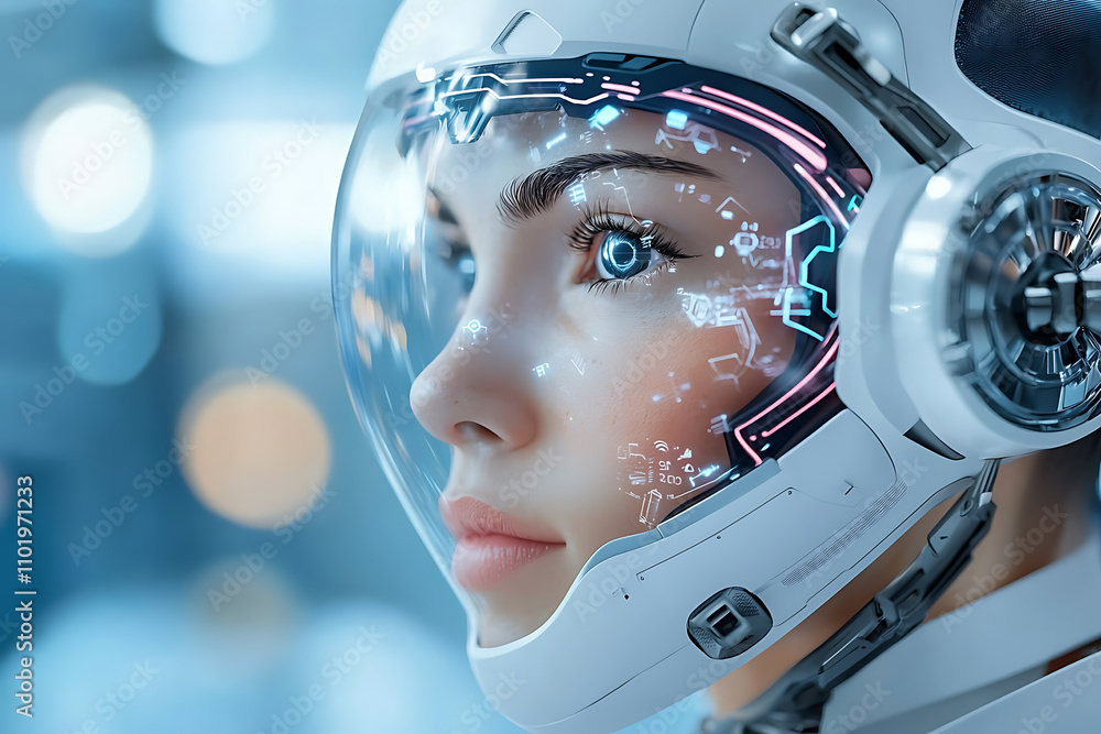 Poster holographic ai response to digital data compromise futuristic laboratory scientific visualization hi