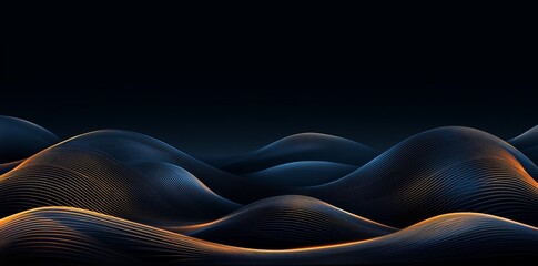 Hand-drawn golden leaves intertwined with art deco swirls create a stunning pattern suitable for interior design, textiles, posters, packaging, gift wrapping, and adding a touch of luxury and