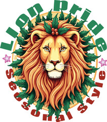 Lion pride Seasonal Style T-short Design