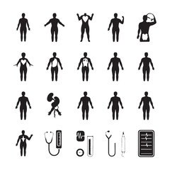 Minimalist Icon Design Collection for Digital Interfaces