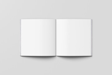 Open Brochure Magazine Mockup	