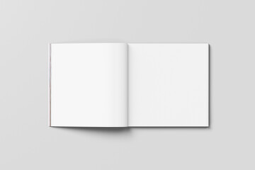 Open Brochure Magazine Mockup	