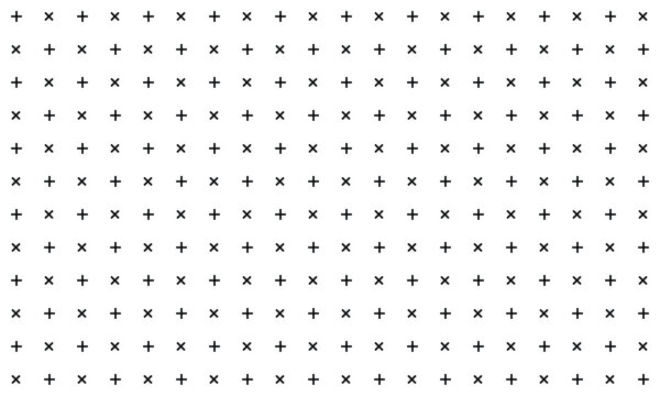 X cross pattern seamless. Vector illustration