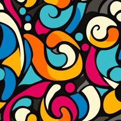 Fototapeta premium Colorful Abstract Pattern Design