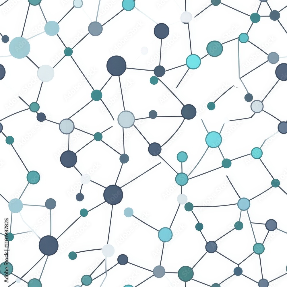 Poster abstract network pattern design