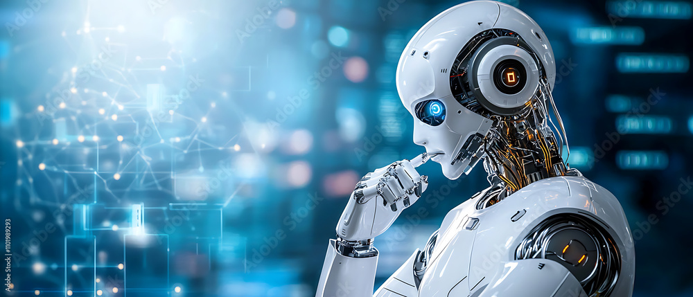 Poster ai-powered holographic security incident analysis high-tech lab digital artwork futuristic environme
